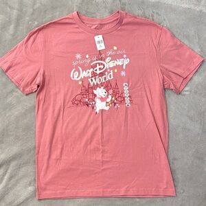 Disney Winnie the Pooh Pink 'Spring Is in the Air' Castle Graphic Tee